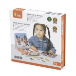 Drvena magnetska igra oblačenja Viga – medvjeđa obitelj