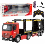 Daljinski upravljani transportni kamion crveni RC 2.4G 6CH