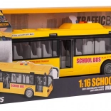 Žuti školski autobus s funkcijom svjetla i zvuka