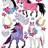 naljepnice za peglanje konji – veliki arak 20 × 30 cm