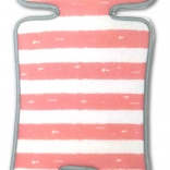 FreeON univerzalna podloga za autosjedalicu i kolica bijelo-ružičasta