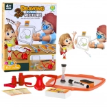 Obiteljska igra Nacrtaj i Pogodi Crtež - Crtanje Nosom