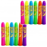 Neonski set za oslikavanje lica - 12 kom