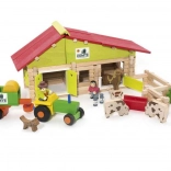 Jeujura drvena građevna set Srednja Farma