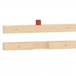 Gornja i donja montažna letvica za 1 obrazovnu ploču MASTERKIDZ Flex