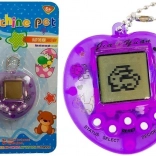 Elektronička igra Tamagotchi ljubičasta s kratkim lančićem