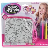 Torbica za bojanje s jednorogom za djecu
