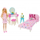 Barbie – set spavaće sobe s lutkom