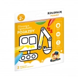 Duge bojanke Koloruję – vozila za djecu 2+