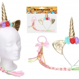 Karnevalska traka za kosu s jednorogom