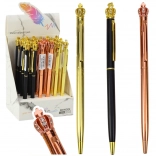 Automatska metalna olovka Kruna plava tinta 1,0 mm