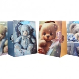 Poklon-vrećica s motivom medvjedića, 18 × 23 × 10 cm