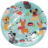 Party tanjurići s motivom PSA 23 cm, 6 kom