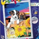 KreArt slikanje po brojevima Zalazak Šape-Fection