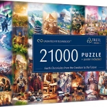 Trefl puzzle Kronika Zemlje: od stvaranja do budućnosti 21000 dijelova