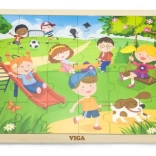 Drvene puzzle VIGA Proljeće 24 dijelova