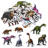Set naljepnica za djecu s dinosaurima 4–7 cm 50 kom