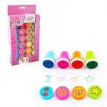 Set ukrasnih pečata za djecu, 26 motiva, 4 boje