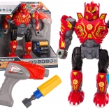 Vijčani robot s bušilicom, odvijačem, svjetlima i zvukovima – crveni