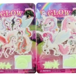 Svjetleće naljepnice jednoroga za zid