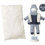 Llorens odjeća za lutku New Born 40–42 cm, 6-dijelni set s obostranim jastukom