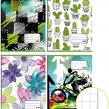 Školska bilježnica A4 40 listova – Teenage mix