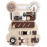 Drvena manipulativna i senzorička ploča Medvjed