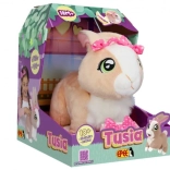 Interaktivni plišani zeko Tusia s mašnicom