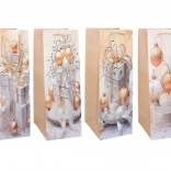 Darovna vrećica za bocu Božić M 12 × 35 × 9 cm