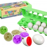 Edukativna dinosaurova jaja – sorter oblika, 12 kom