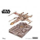 Ugears Star Wars X-Wing lovac Luke Skywalker drvena 3D mehanička slagalica