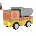 Drveni kamiončić na inercijski pogon 11 cm