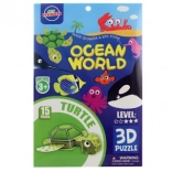 3D pjenaste puzzle kornjača