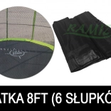 Zaštitna mreža SkyRamiz za vrtnu trampolinu 244 cm (8 ft) – 6 tunela za stupove