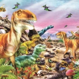 Puzzle 104 dijelova – zemlja dinosaura CLEMENTONI