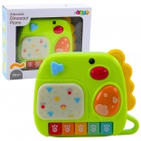 Interaktivni dječji pianino dinosaur zelene boje