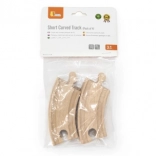 Drvene pruge male zavoje kompatibilne s Maxim - 4 komada