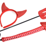 Vražji karnevalski set s ušima, repom i trozubom