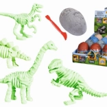 Iskopina set s dinosaurovom kosti u jajetu
