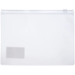 Mapa s patentnim zatvaračem na zip 29x21,5 cm Transparentna