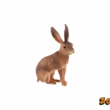 Plastična figurica poljskog zeca 6 cm
