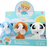 Dječji ručni vjetrić sa životinjama, 12 kom