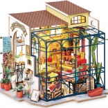 Minijaturna kućica cvjećarnice ROLIFE Robotime s LED osvjetljenjem