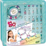 So Beads narukvice s privjescima u limenoj kutiji – kreativni set za izradu nakita