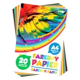 set obojenih papira A4, 20 listova, 80 g/m², mix 10 boja