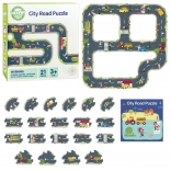 Woopie Green gradske puzzle za djecu - Autotrkaća staza