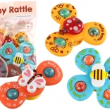 Senzorička igračka s vakuumskim čašicama – bubamara, pčelica i leptirić (set 3 kom)