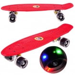 Skateboard Fiszka s LED kotačima