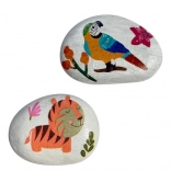 Arto ukrašavanje kamenja salvetnom tehnikom