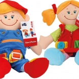 Small Foot platnene lutke Chiara i Massimo, set 2 kom